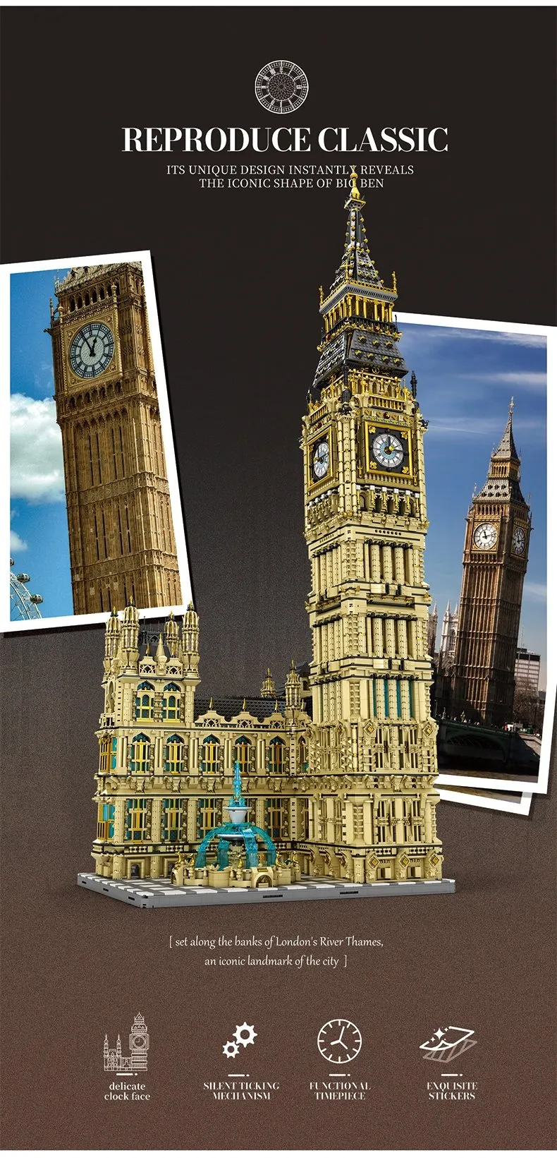 REOBRIX 55012 bricks - Big Ben - 13,825 pieces